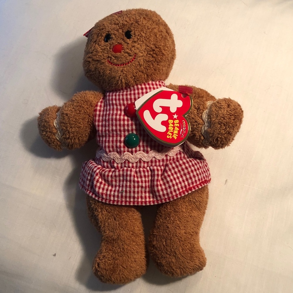 Gretel the Gingerbread Girl from the Ty Beanie Babies holiday collection